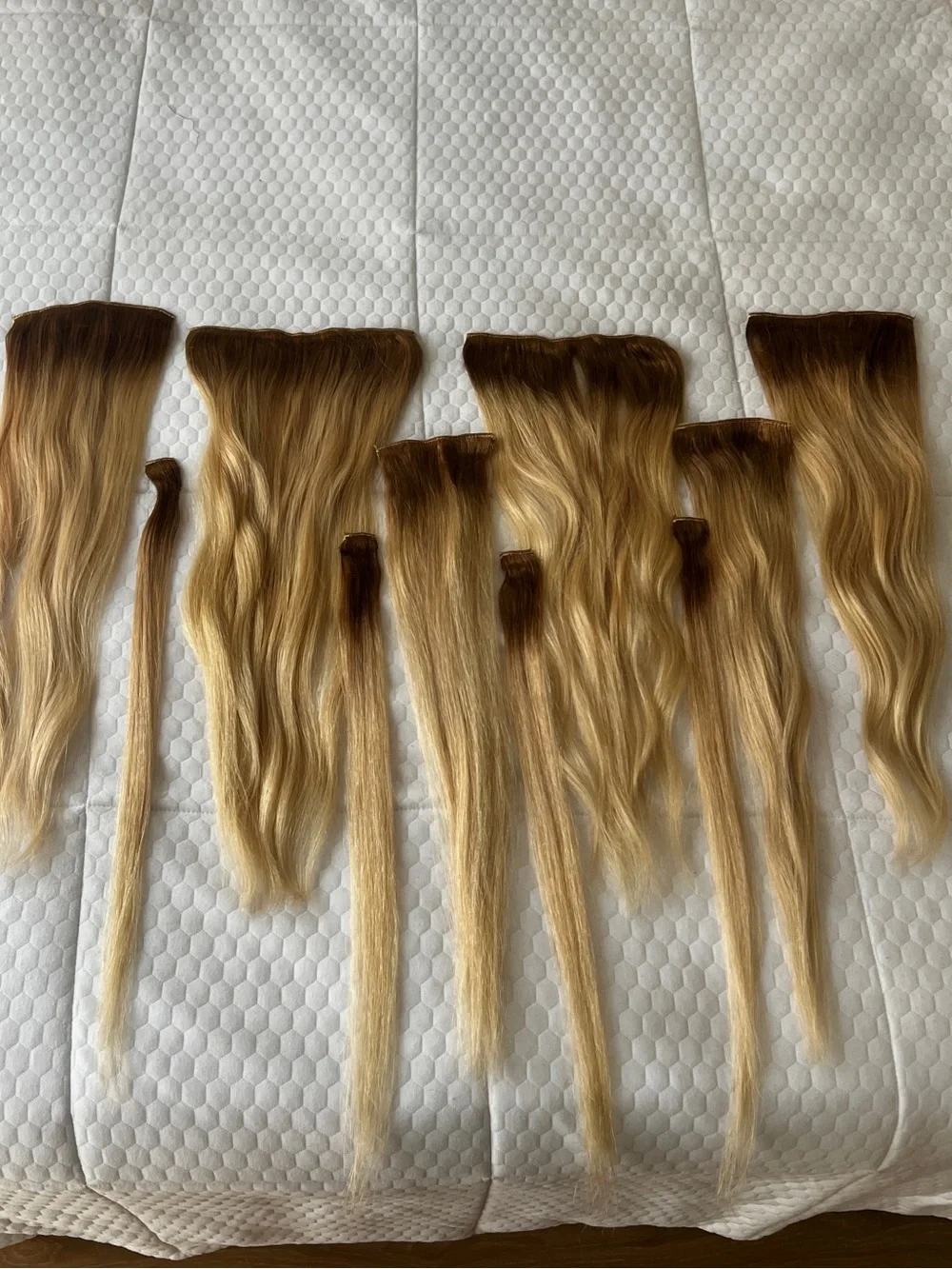 BELLAMI Brown to Blonde Ombre Clip-In Hair Extensions - Multi-Piece Set